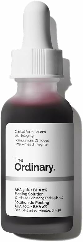 The Ordinary AHA 30% + BHA 2% Peeling Solution – peeling chemiczny do twarzy, 30 ml