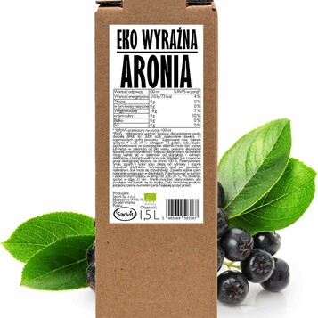 Ekologiczny sok z aronii BIO NFC 1,5 l Sadvit (stan nowy)