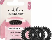 Invisibobble Original – spiralne gumki do włosów, czarne, 3 sztuki – zdjęcie 1