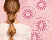 Invisibobble Original – spiralne gumki do włosów, czarne, 3 sztuki – zdjęcie 3