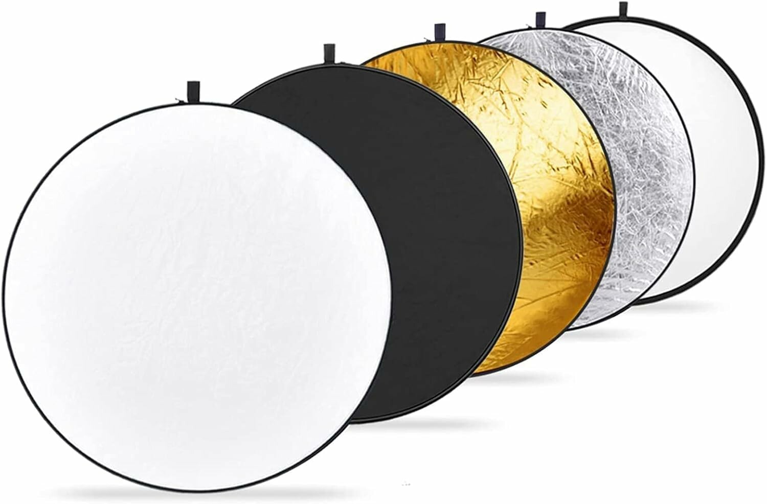 Neewer 10000076 – składana blenda fotograficzna 5 w 1, 110 cm, z torbą