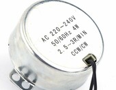 Akozon – silnik synchroniczny AC 220–240 V 4 W, 2,5–3 obr./min – zdjęcie 2