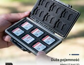 JJC JCR-SDMSD36 – wodoszczelne etui na 36 kart pamięci SD i microSD, czarne – zdjęcie 2