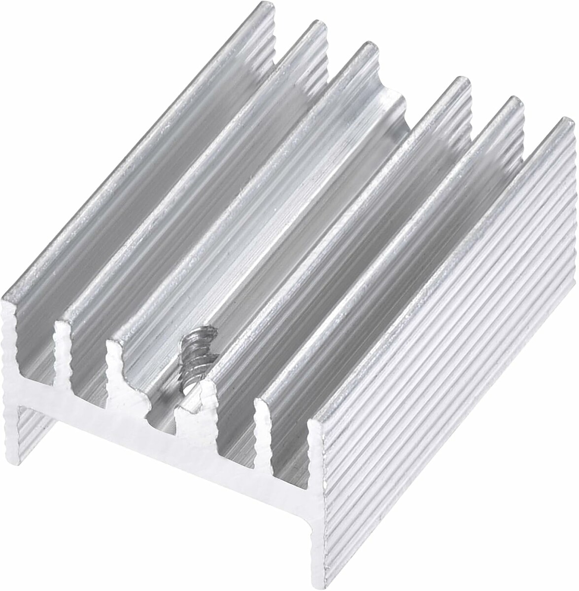 sourcing map – 10 szt. aluminiowych radiatorów TO-220 22×15×10 mm