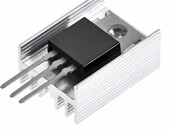 sourcing map – 10 szt. aluminiowych radiatorów TO-220 22×15×10 mm – zdjęcie 4