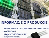 Fyearfly L7805 – stabilizator napięcia 5 V 1,5 A, TO-220, 10 szt. – zdjęcie 2