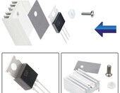 Youmile BT136-600E – zestaw 20 triaków 4 A / 600 V TO-220 z radiatorami – zdjęcie 4