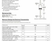 ALLECIN 1N5822 – zestaw 30 diod Schottky’ego 3 A / 40 V DO-201AD – zdjęcie 3