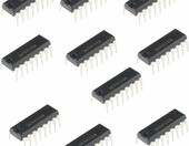 Batum SN74HC595N – 10 szt. 8-bitowych rejestrów przesuwnych DIP-16 – zdjęcie 1