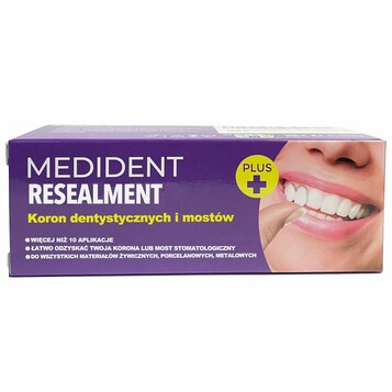 Cement do mocowania Medident Resealment Plus (stan nowy)