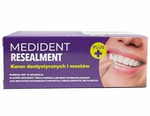 Medident Resealment Plus – cement do mocowania koron i mostów, proszek z płynem 5 ml – zdjęcie 1
