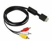 Retrogame kabel AV kompozytowy RCA 1,8 m do PlayStation 1 (PSX), PS2 i PS3 – zdjęcie 1