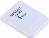 Bewinner karta pamięci 1 MB do PlayStation 1 (PSX, PS One), biała – zdjęcie 1