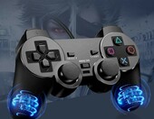FLLAGG20 pad przewodowy do PlayStation 1 (PSX) i PS2, 1,8 m, czarny – zdjęcie 5
