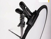 LENS-AID LA-RC – uchwyt na statyw do blendy i teł, aluminiowy zacisk – zdjęcie 2