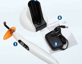 DHQCQL lampa polimeryzacyjna LED – bezprzewodowa lampa stomatologiczna, biała – zdjęcie 4