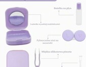 laeeyin – podróżny zestaw do soczewek kontaktowych z lusterkiem, pincetą i przyssawką – zdjęcie 3