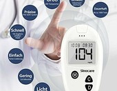 sinocare Safe-Accu – glukometr z 25 paskami i 25 lancetami, mg/dL – zdjęcie 2