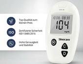 sinocare Safe-Accu – glukometr z 25 paskami i 25 lancetami, mg/dL – zdjęcie 3