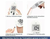 sinocare Safe-Accu – glukometr z 25 paskami i 25 lancetami, mg/dL – zdjęcie 5