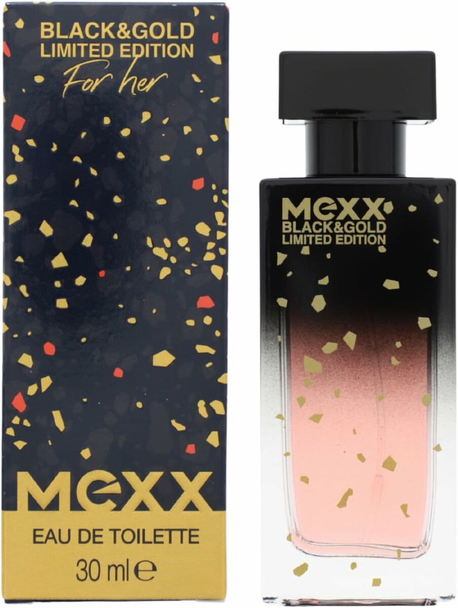 Mexx Black & Gold Limited Edition Woman 30 ml – woda toaletowa damska, zapach kwiatowy