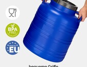 Garronda GD-0090 – beczka 60 l z kranem, zbiornik na wodę i paszę, niebieska – zdjęcie 5