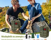 JXAXD zestaw ratowniczy pierwszej pomocy 61 elementów w plecaku, zielony – zdjęcie 4