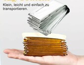 HENGBIRD – koce ratunkowe NRC 210 x 130 cm, złoto-srebrne, 10 sztuk – zdjęcie 3