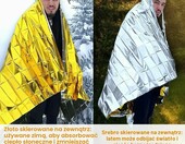 HENGBIRD – koce ratunkowe NRC 210 x 130 cm, złoto-srebrne, 10 sztuk – zdjęcie 4