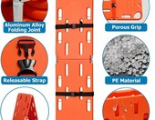 SGKOMN 3D2E6080 – składane nosze ratownicze z deską ortopedyczną i stabilizatorem głowy – zdjęcie 5