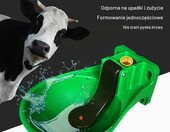 Kensbro HJ-H242 – automatyczne poidło z języczkiem dla koni i bydła, zielone – zdjęcie 2