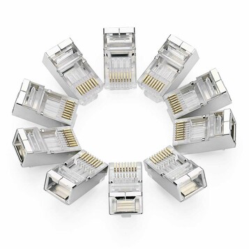 Wtyki RJ45 Cat6 ekranowane 8P8C UGREEN (stan nowy)