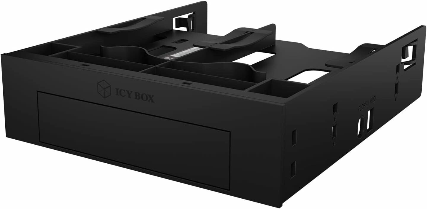 ICY BOX IB-5251 – ramka montażowa 5,25 cala na 2 dyski 2,5 cala i dysk 3,5 cala