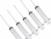Yusat 5 strzykawek 20 ml z płaskimi igłami 10 cm – akcesoria do regeneracji tuszu – zdjęcie 3
