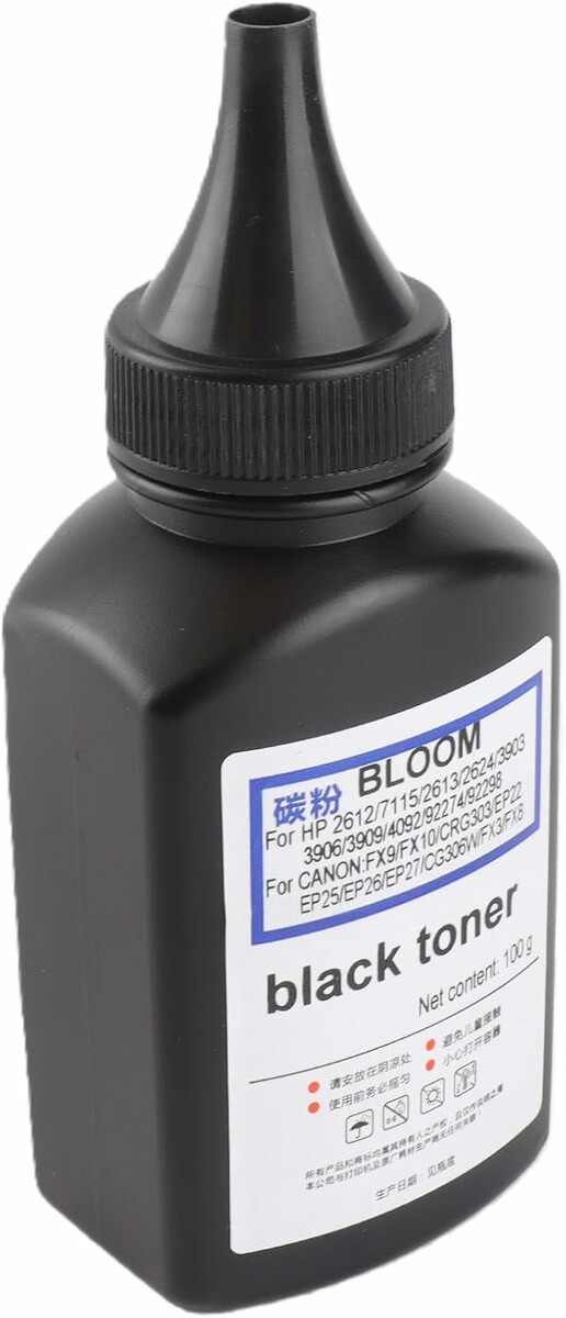 Domary czarny toner w proszku do napełniania – butelka, do drukarek laserowych