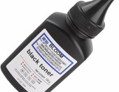 Domary czarny toner w proszku do napełniania – butelka, do drukarek laserowych – zdjęcie 2