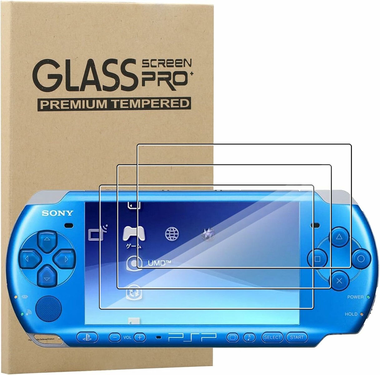 MEMELOKA YDX13250 – folie ochronne na ekran Sony PSP 3000, 3 sztuki