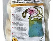 Rayher czesanka wełniana do filcowania 50 g – biała, 100% owcza wełna – zdjęcie 2