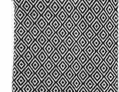 RAJRANG Ręcznie tkana narzuta bawełniana 127 x 152 cm – dwustronna, czarna – zdjęcie 3