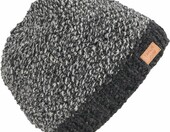 GURU SHOP Czapka wełniana ręcznie robiona, wzór perłowy – unisex, antracytowa – zdjęcie 4