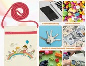 qxayxa płócienne torebki do malowania DIY, 7 szt., 17 x 13 cm – zdjęcie 3