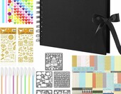 YFPOPONE zestaw do scrapbookingu A4 – album z naklejkami i długopisami żelowymi – zdjęcie 1