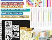 YFPOPONE zestaw do scrapbookingu A4 – album z naklejkami i długopisami żelowymi – zdjęcie 2