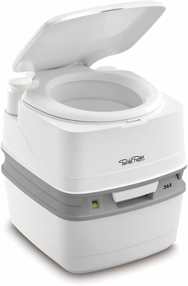 Thetford Porta Potti 365 – przenośna toaleta chemiczna 21 l, biała