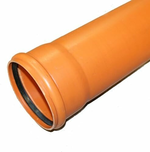 Ostendorf rura kanalizacyjna KG DN 160, długość 500 mm – PVC, pomarańczowa