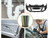QUARKZMAN – pręty spawalnicze z tworzywa ABS do naprawy plastiku, 20 szt., czarne – zdjęcie 5