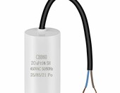 OFFCUP CBB60 20 µF 450 V AC – kondensator roboczy do silnika z przewodami – zdjęcie 1