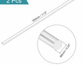 QUARKZMAN pręt aluminiowy okrągły 6 x 300 mm – aluminium 6061, 2 sztuki – zdjęcie 2