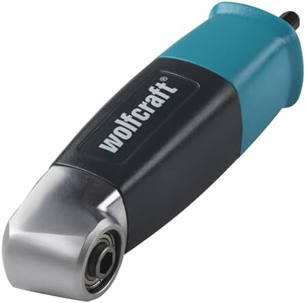 Wolfcraft 4688000 – głowica kątowa do wiertarki i wkrętarki, chwyt 1/4 cala