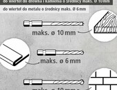 Wolfcraft 4688000 – głowica kątowa do wiertarki i wkrętarki, chwyt 1/4 cala – zdjęcie 4